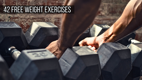 The 42 Best Exercises with Free Weights to Train All Muscle Groups