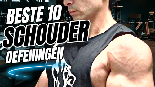 10 Beste SCHOUDER oefeningen voor spiermassa opbouwen in de sportschool. Fitness voor beginners.