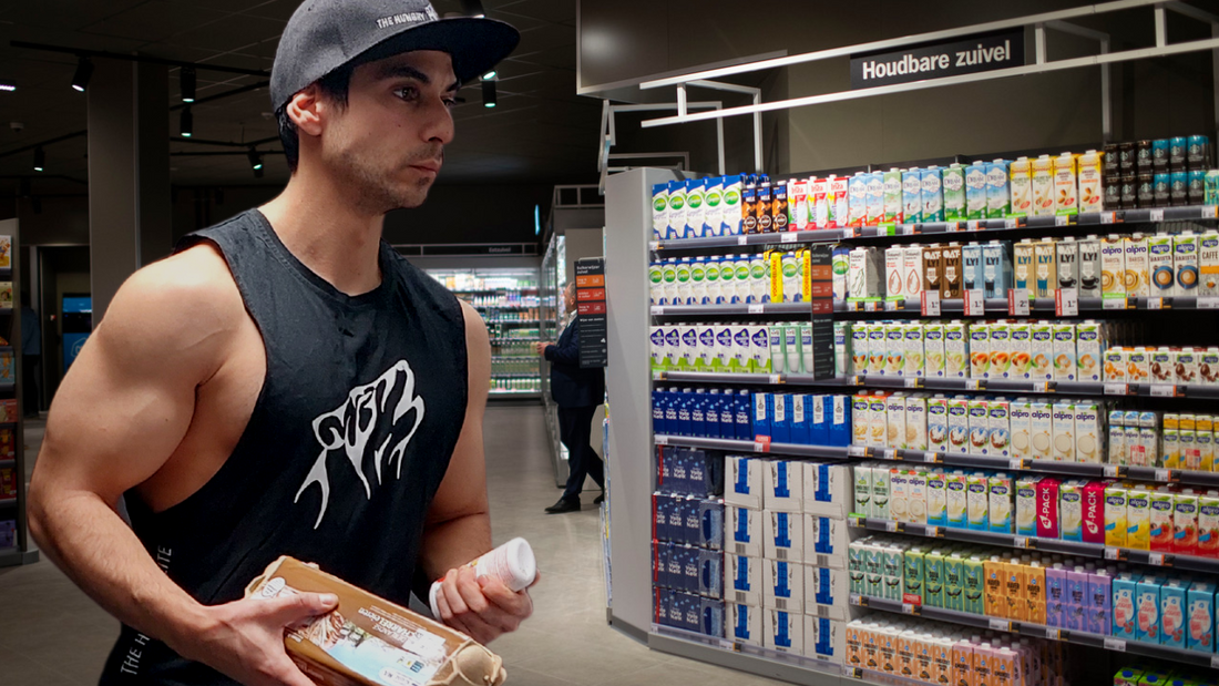 Boodschappenlijstje met voeding voor spieropbouw, droogtrainen en vetverlies!