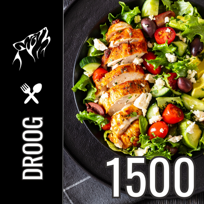 Droogtrainen Voedingsschema t/m 2400 Calorieën Per Dag