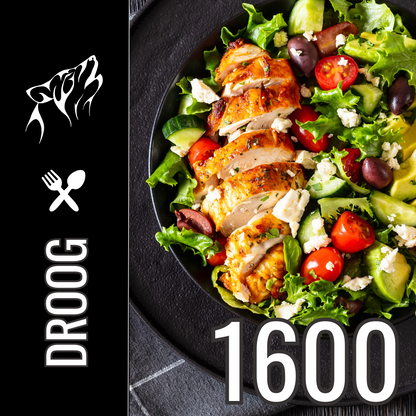 Droogtrainen Voedingsschema t/m 2400 Calorieën Per Dag