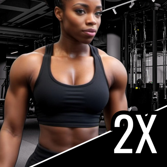 Workout Plan for Muscle Gain Women 2-6 Days per Week