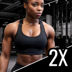 Workout Plan for Muscle Gain Women 2-6 Days per Week