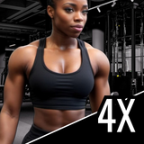 Workout Plan for Muscle Gain Women 2-6 Days per Week