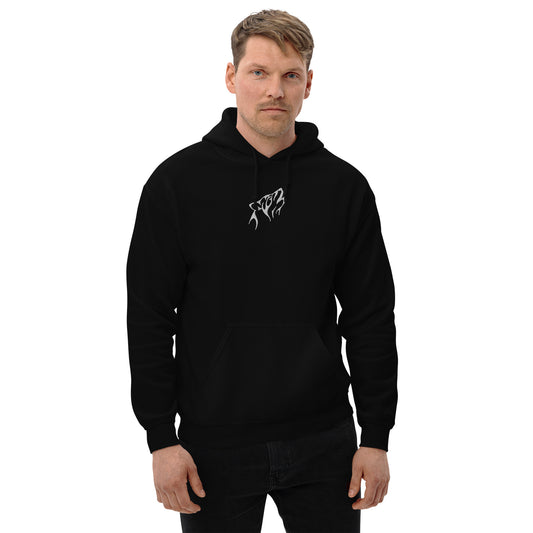 Elite Wolf Comfortabele Dikke Hoodie Zwart Heren